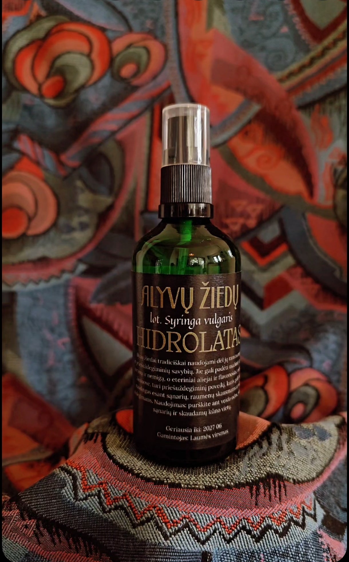 ALYVŲ ŽIEDŲ HIDROLATAS